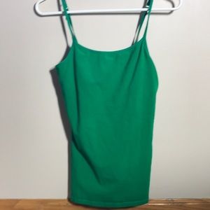 Green tank top